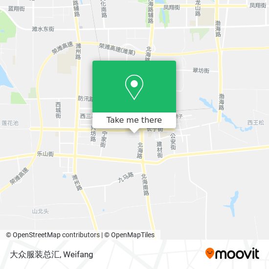 大众服装总汇 map