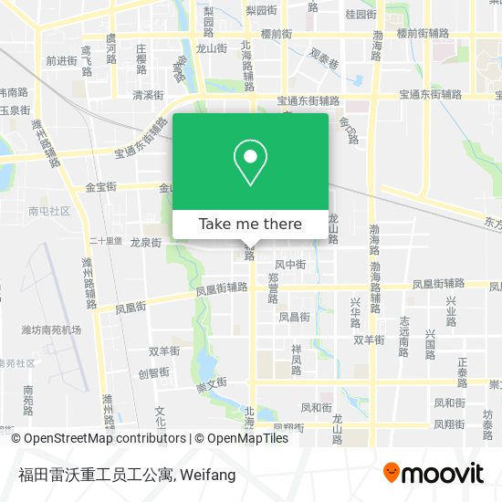 福田雷沃重工员工公寓 map