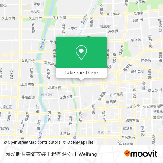 潍坊昕昌建筑安装工程有限公司 map
