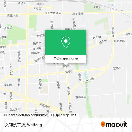 文翔洗车店 map