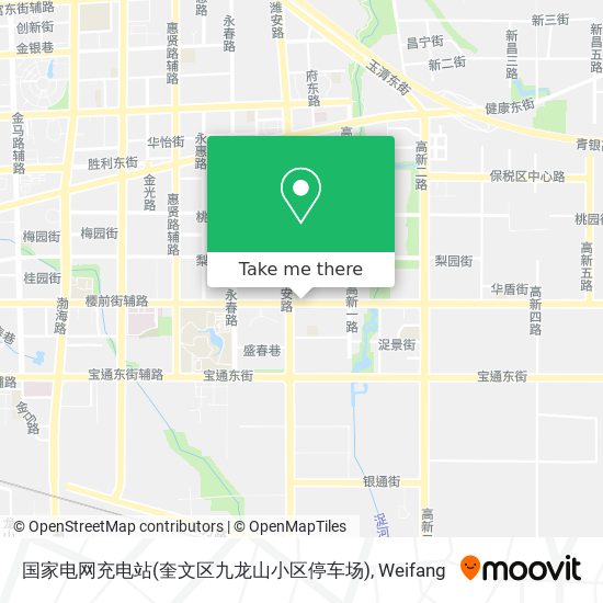 国家电网充电站(奎文区九龙山小区停车场) map