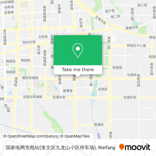 国家电网充电站(奎文区九龙山小区停车场) map
