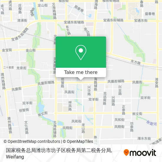 国家税务总局潍坊市坊子区税务局第二税务分局 map