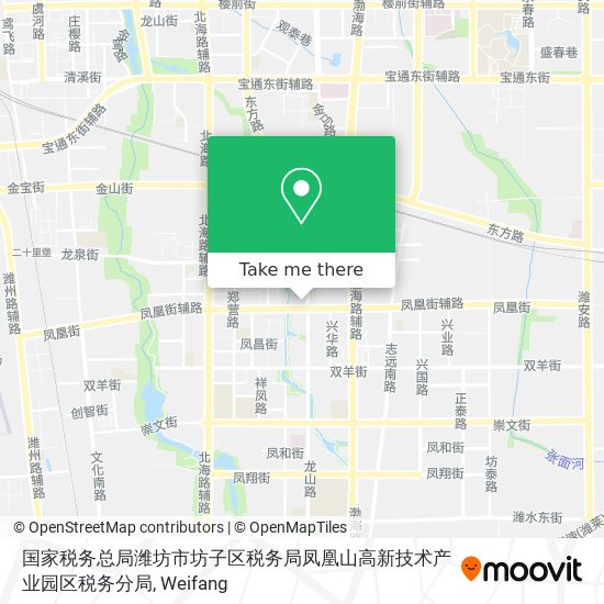 国家税务总局潍坊市坊子区税务局凤凰山高新技术产业园区税务分局 map