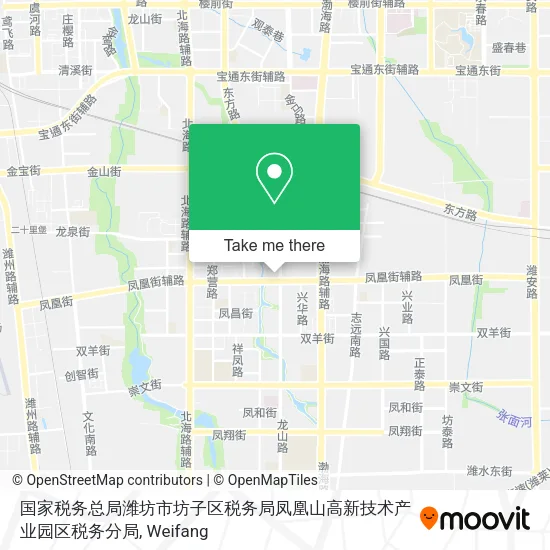 国家税务总局潍坊市坊子区税务局凤凰山高新技术产业园区税务分局 map