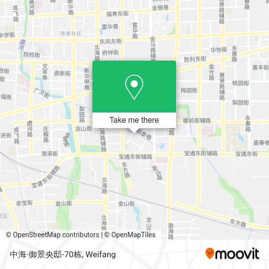中海·御景央邸-70栋 map