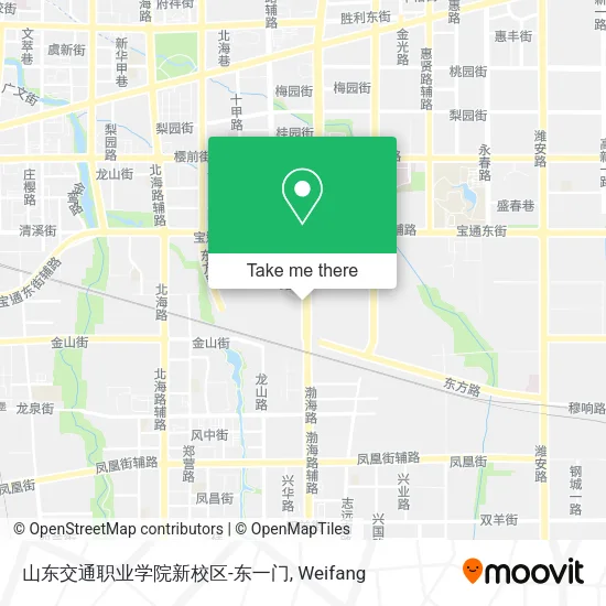 山东交通职业学院新校区-东一门 map