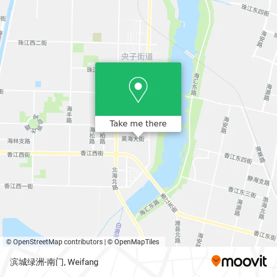 滨城绿洲-南门 map