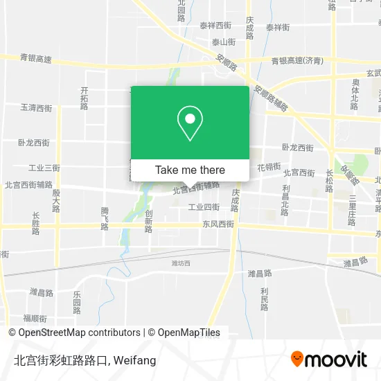 北宫街彩虹路路口 map