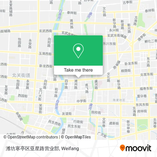 潍坊寒亭区亚星路营业部 map
