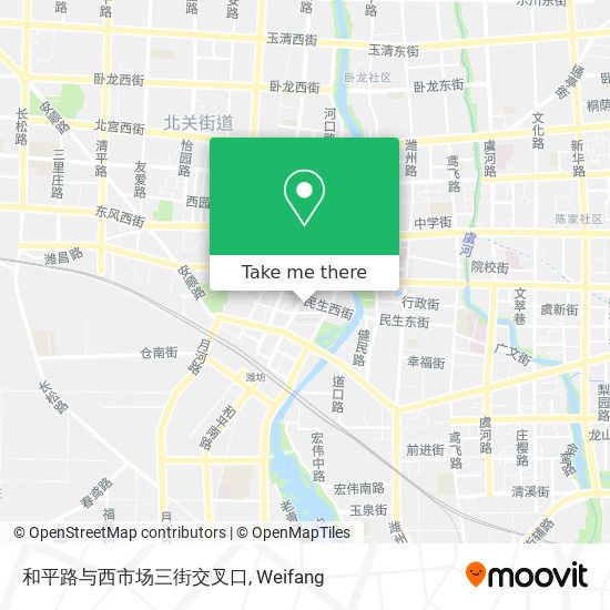 和平路与西市场三街交叉口 map
