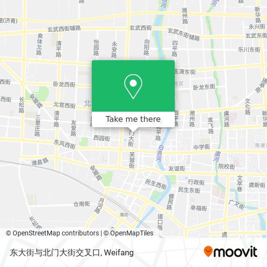 东大街与北门大街交叉口 map
