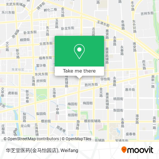 华芝堂医药(金马怡园店) map