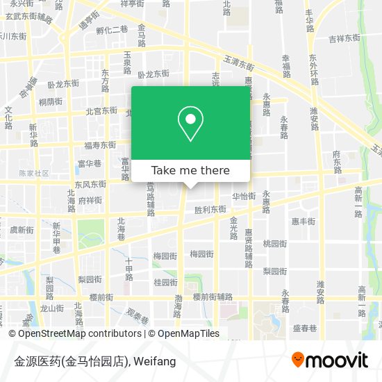 金源医药(金马怡园店) map