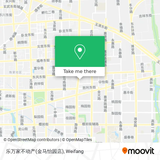 乐万家不动产(金马怡园店) map