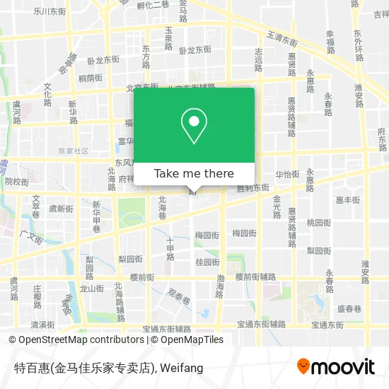 特百惠(金马佳乐家专卖店) map