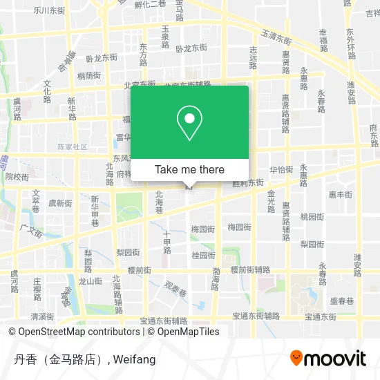 丹香（金马路店） map