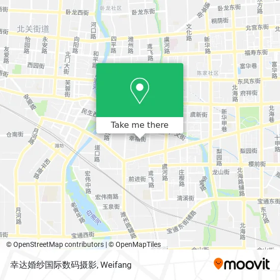 幸达婚纱国际数码摄影 map