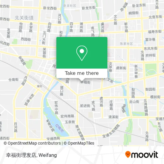 幸福街理发店 map