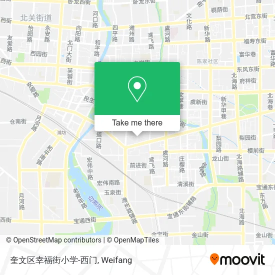 奎文区幸福街小学-西门 map