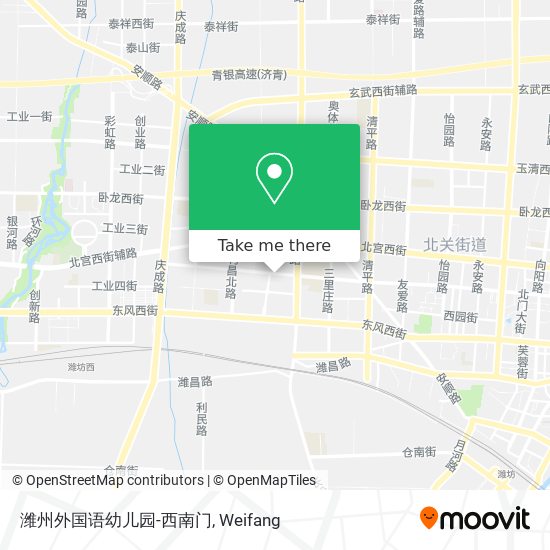 潍州外国语幼儿园-西南门 map