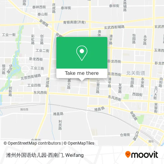 潍州外国语幼儿园-西南门 map