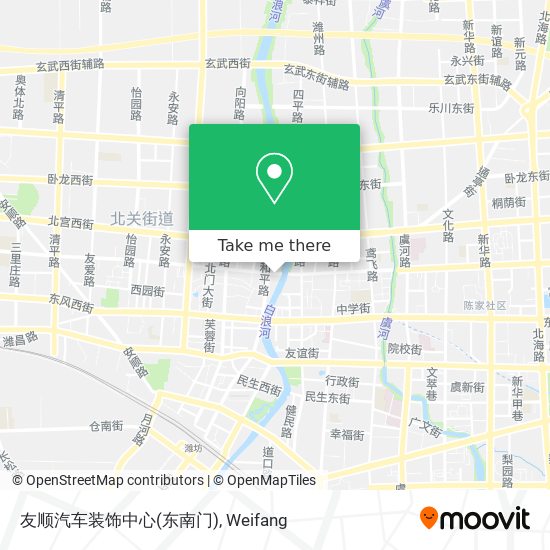 友顺汽车装饰中心(东南门) map