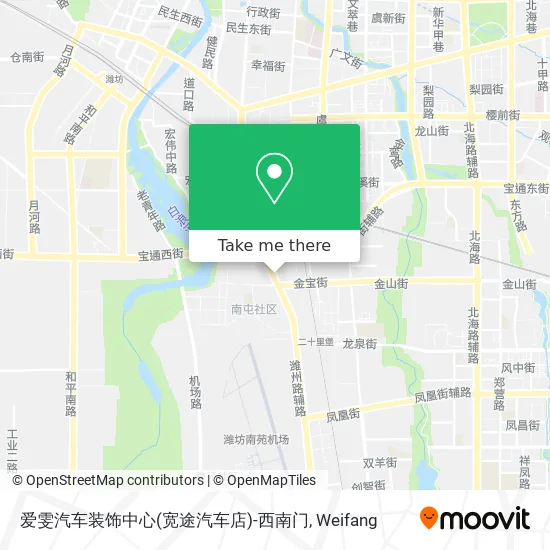 爱雯汽车装饰中心(宽途汽车店)-西南门 map