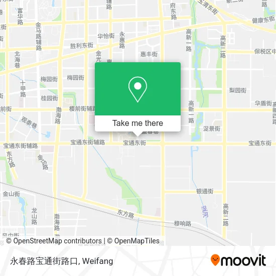 永春路宝通街路口 map