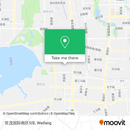 世茂国际南区5排 map