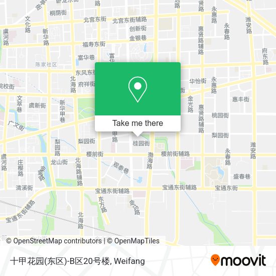 十甲花园(东区)-B区20号楼 map