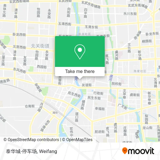 泰华城-停车场 map