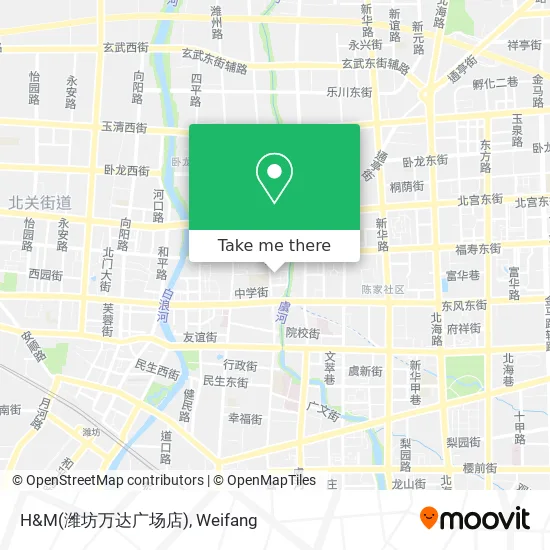 H&M(潍坊万达广场店) map