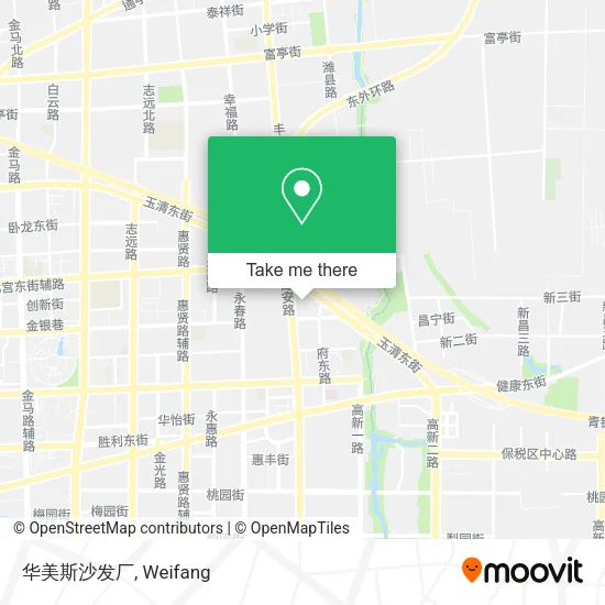 华美斯沙发厂 map