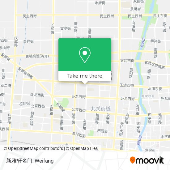 新雅轩名门 map