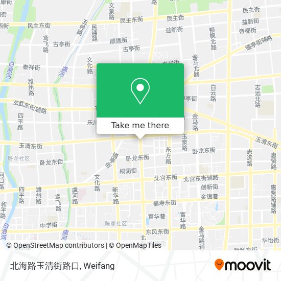 北海路玉清街路口 map