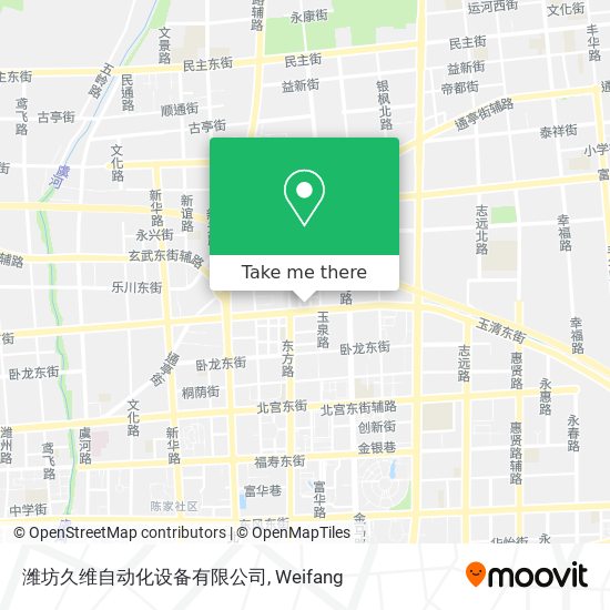 潍坊久维自动化设备有限公司 map