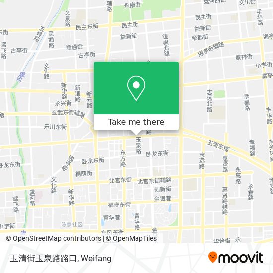 玉清街玉泉路路口 map