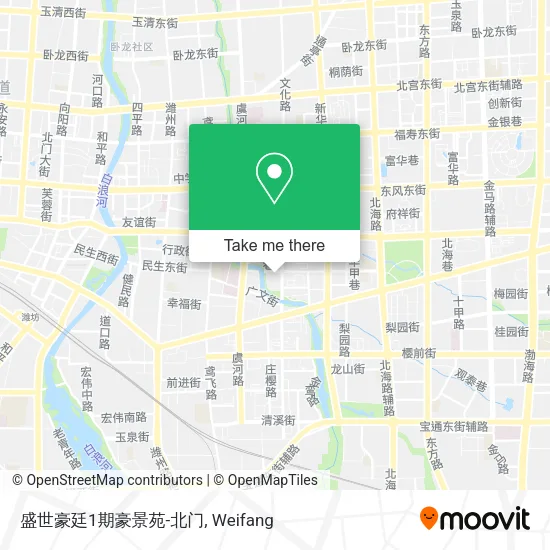 盛世豪廷1期豪景苑-北门 map