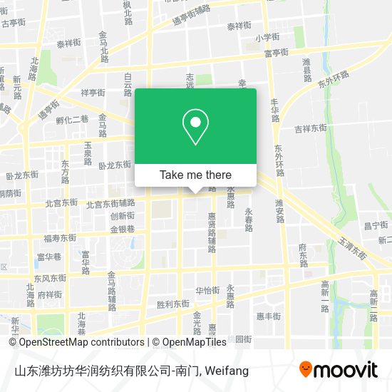 山东潍坊坊华润纺织有限公司-南门 map