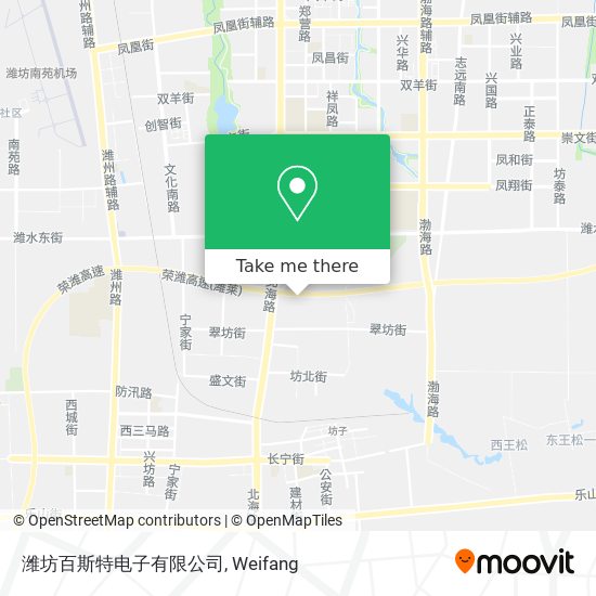 潍坊百斯特电子有限公司 map