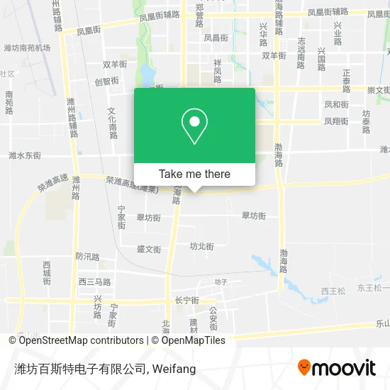潍坊百斯特电子有限公司 map