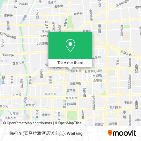 一嗨租车(喜马拉雅酒店送车点) map