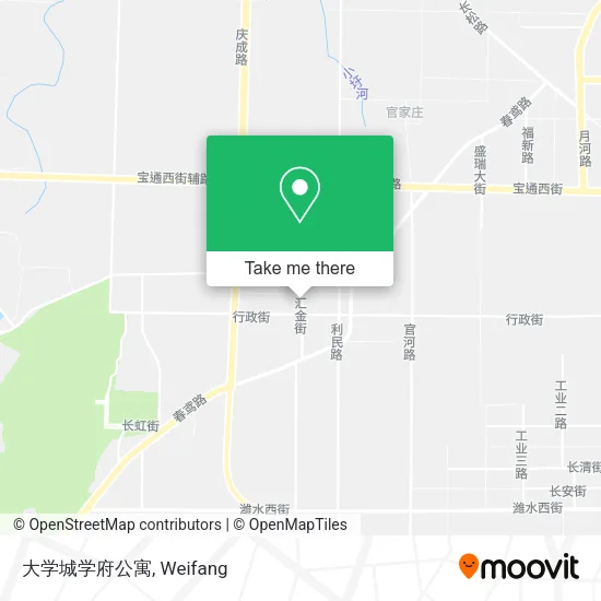大学城学府公寓 map
