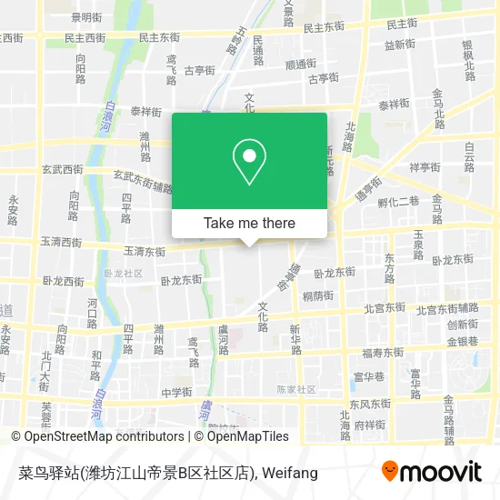 菜鸟驿站(潍坊江山帝景B区社区店) map