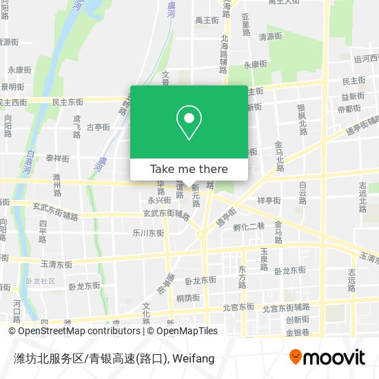 潍坊北服务区/青银高速(路口) map