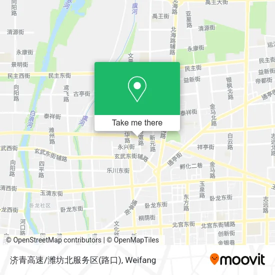 济青高速/潍坊北服务区(路口) map