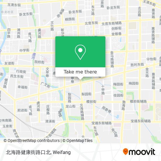 北海路健康街路口北 map