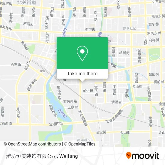 潍坊恒美装饰有限公司 map