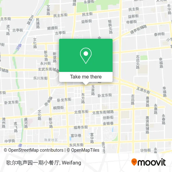 歌尔电声园一期小餐厅 map